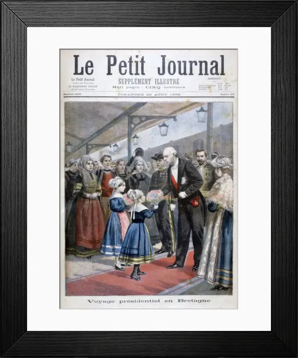 Framed Print : The President of the French Republic visiting Brittany, 1896 Framed Print : The President of the French Republic visiting Brittany, 1896