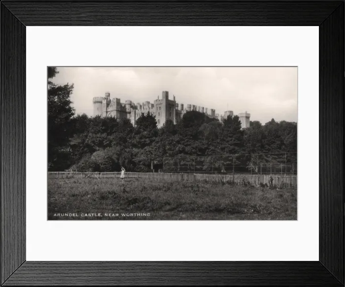 Framed Print : Arundel Castle, West Sussex, early 20th century Framed Print : Arundel Castle, West Sussex, early 20th century