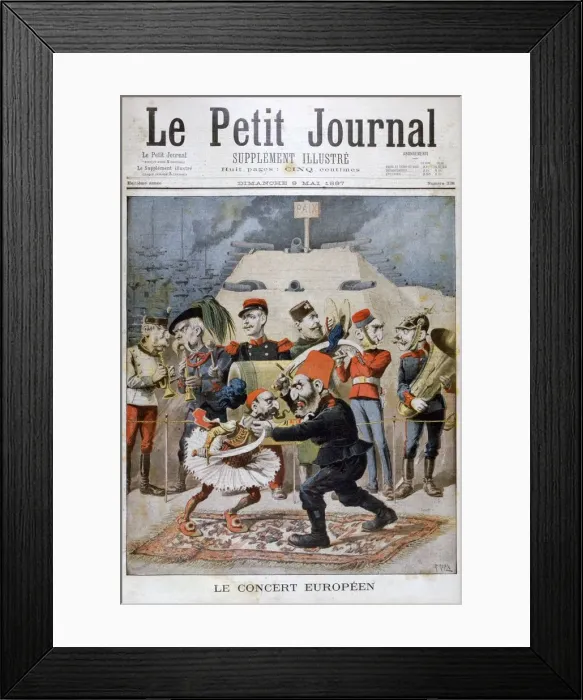 Framed Print : The European Concert, 1897. Artist: Henri Meyer Framed Print : The European Concert, 1897. Artist: Henri Meyer