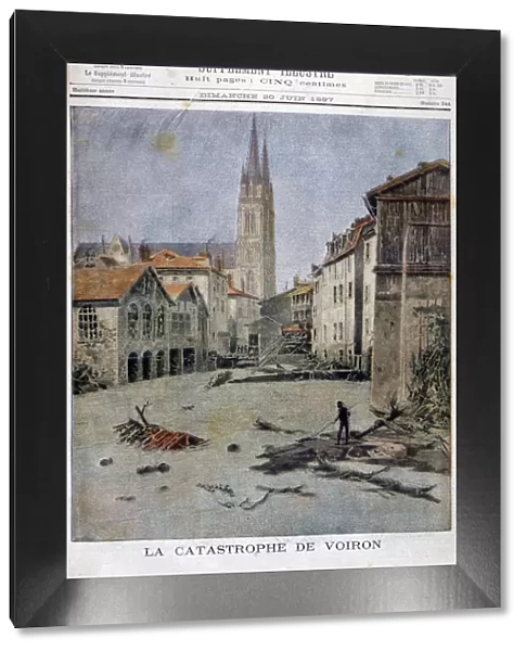 The catastrophe of Voiron, France, 1897. Artist: Henri Meyer