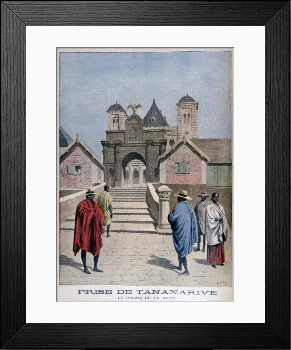 Framed Print : The Queens Palace, Tananarive, Madagascar, 1897. Artist: Henri Meyer Framed Print : The Queens Palace, Tananarive, Madagascar, 1897. Artist: Henri Meyer