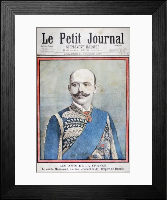 Framed Print : Count Mouravieff, Minister of Foreign Affairs of Russia, 1897. Artist: Henri Meyer