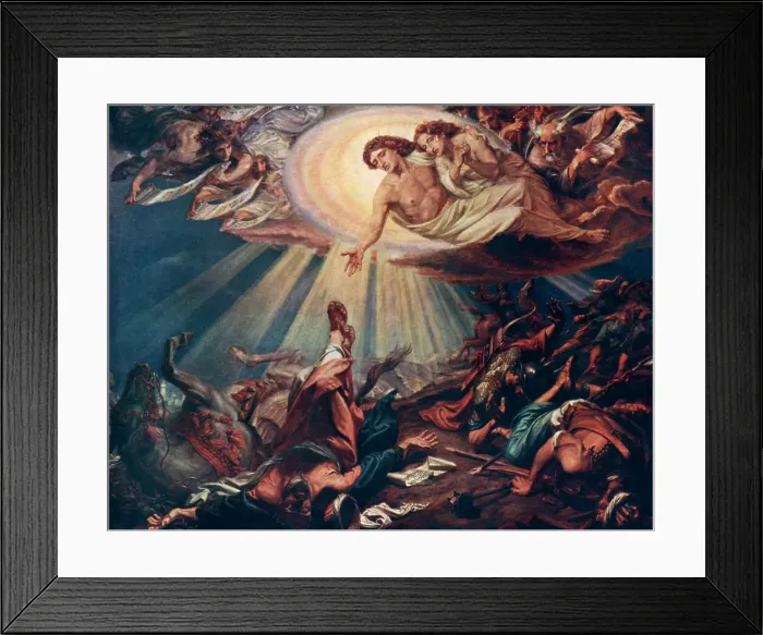 Framed Print : The Conversion of Saul of Tarsus, 1926. Artist: Frederic Shields Framed Print : The Conversion of Saul of Tarsus, 1926. Artist: Frederic Shields