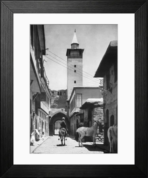 Framed Print : Damascus, Syria, 1926 Framed Print : Damascus, Syria, 1926