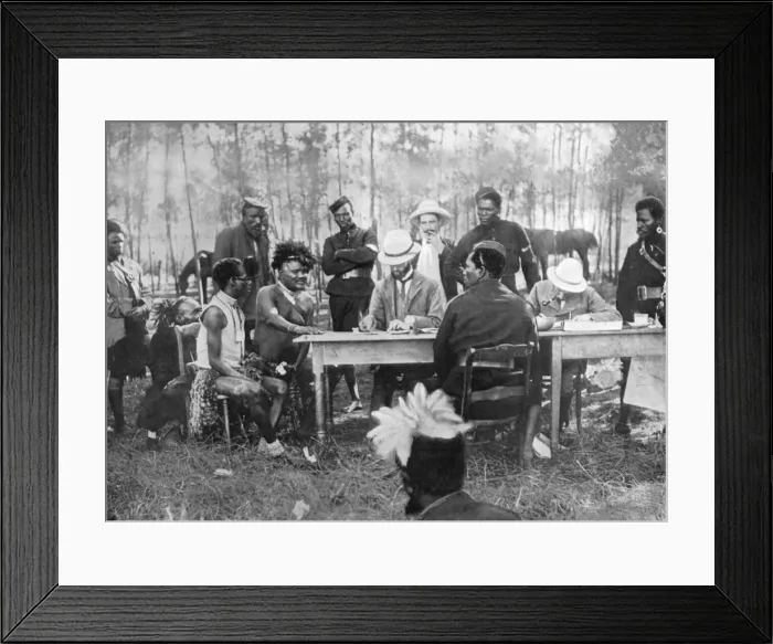 Framed Print : Local white administration, Africa, 1926 Framed Print : Local white administration, Africa, 1926