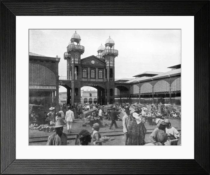 Framed Print : The market place, Port-au-Prince, Haiti, 1926 Framed Print : The market place, Port-au-Prince, Haiti, 1926