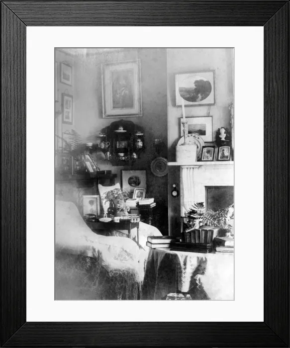Framed Print : Sitting Room, c1882 Framed Print : Sitting Room, c1882