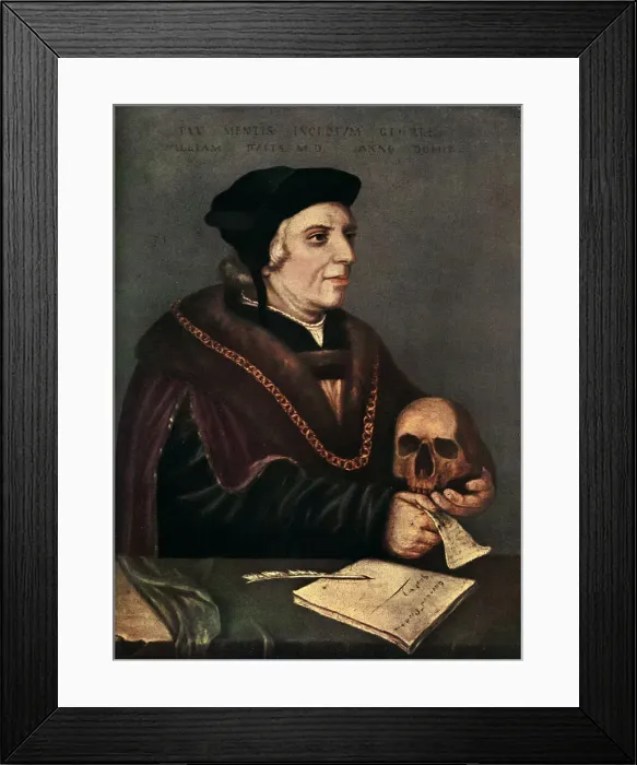 Framed Print : Sir William Butts (c1486-1545), 1543. Artist: Hans Holbein the Younger Framed Print : Sir William Butts (c1486-1545), 1543. Artist: Hans Holbein the Younger