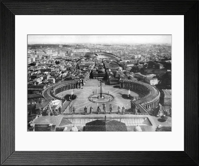 Framed Print : Rome as seen from the Cupola of St Peters, 1926 Framed Print : Rome as seen from the Cupola of St Peters, 1926