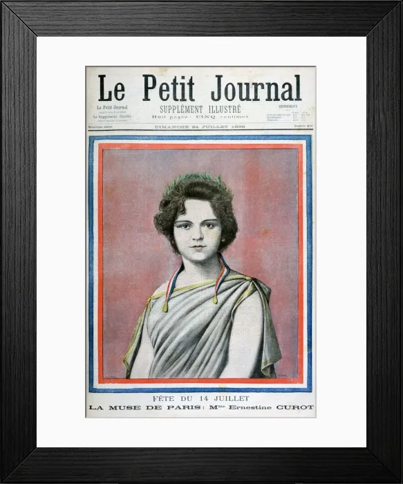 Framed Print : Mlle Ernestine Curot, 1898. Artist: Henri Meyer Framed Print : Mlle Ernestine Curot, 1898. Artist: Henri Meyer