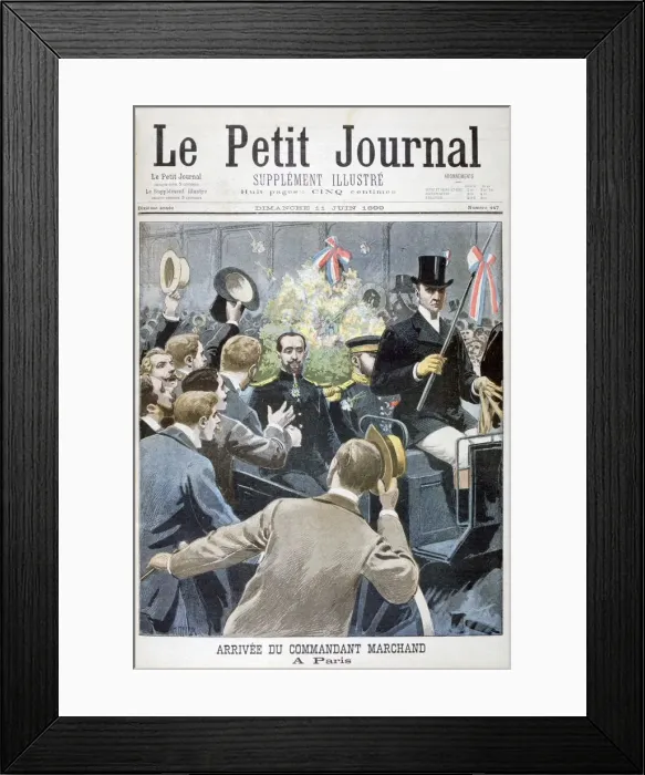 Framed Print : Arrival of commandant Marchand in Paris, 1899. Artist: Henri Meyer Framed Print : Arrival of commandant Marchand in Paris, 1899. Artist: Henri Meyer