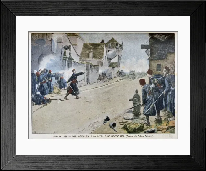 Framed Print : Paul Deroulede, Battle of Montbeliard, 1899 Framed Print : Paul Deroulede, Battle of Montbeliard, 1899