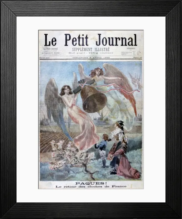 Framed Print : Easter!, 1899. Artist: F Meaulle Framed Print : Easter!, 1899. Artist: F Meaulle