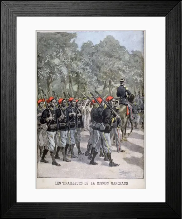 Framed Print : Riflemen, France, 1899. Artist: Oswaldo Tofani Framed Print : Riflemen, France, 1899. Artist: Oswaldo Tofani