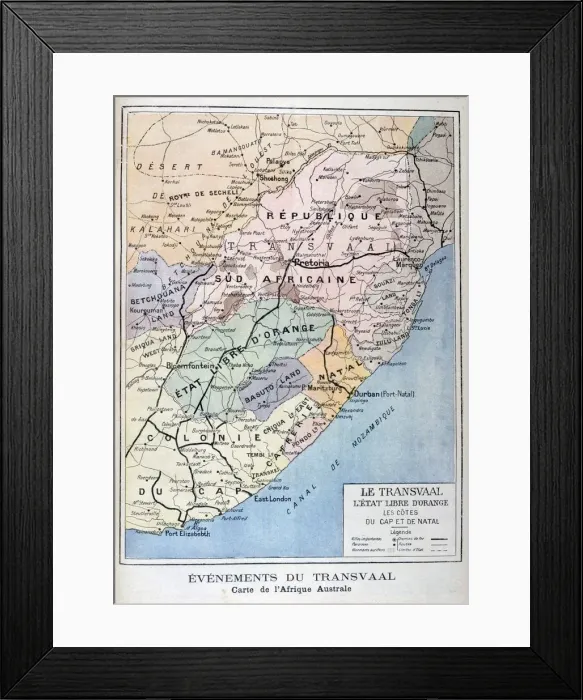 Framed Print : Events in the Transvaal, Africa, 1899 Framed Print : Events in the Transvaal, Africa, 1899