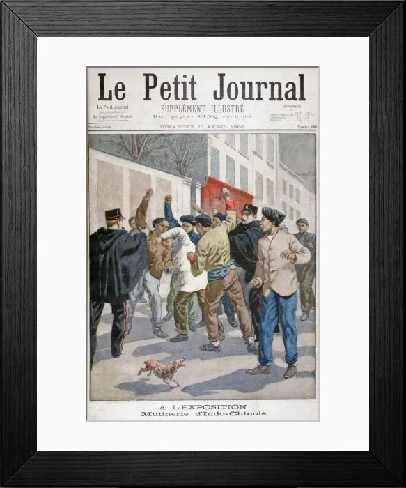 Framed Print : Indochinese unrest, Exposition Universelle, Paris, 1900. Artist: Oswaldo Tofani Framed Print : Indochinese unrest, Exposition Universelle, Paris, 1900. Artist: Oswaldo Tofani