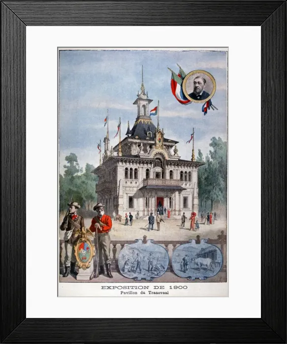 Framed Print : The Transvaal pavilion at the Universal Exhibition of 1900, Paris, 1900 Framed Print : The Transvaal pavilion at the Universal Exhibition of 1900, Paris, 1900