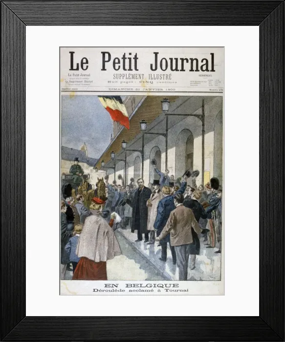 Framed Print : Paul Deroulede arriving in exile in Tournai, Belgium, 1900. Artist: Oswaldo Tofani Framed Print : Paul Deroulede arriving in exile in Tournai, Belgium, 1900. Artist: Oswaldo Tofani