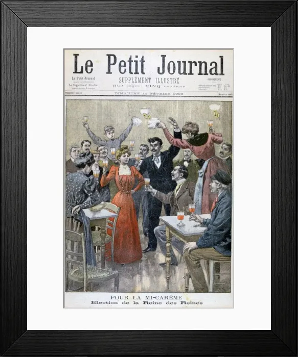 Framed Print : Mid-Lent, election of the Queen of the Queens, 1900. Artist: Oswaldo Tofani Framed Print : Mid-Lent, election of the Queen of the Queens, 1900. Artist: Oswaldo Tofani