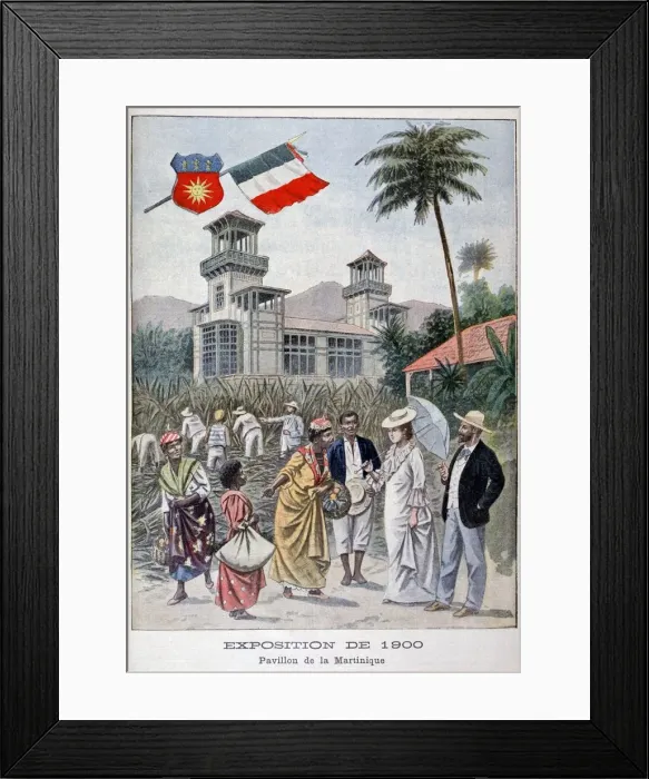 Framed Print : The Martinique pavilion at the Universal Exhibition of 1900, Paris, 1900 Framed Print : The Martinique pavilion at the Universal Exhibition of 1900, Paris, 1900