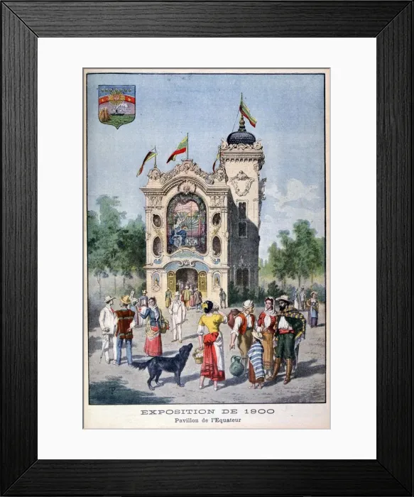 Framed Print : The Ecuadorian pavilion at the Universal Exhibition of 1900, Paris, 1900 Framed Print : The Ecuadorian pavilion at the Universal Exhibition of 1900, Paris, 1900