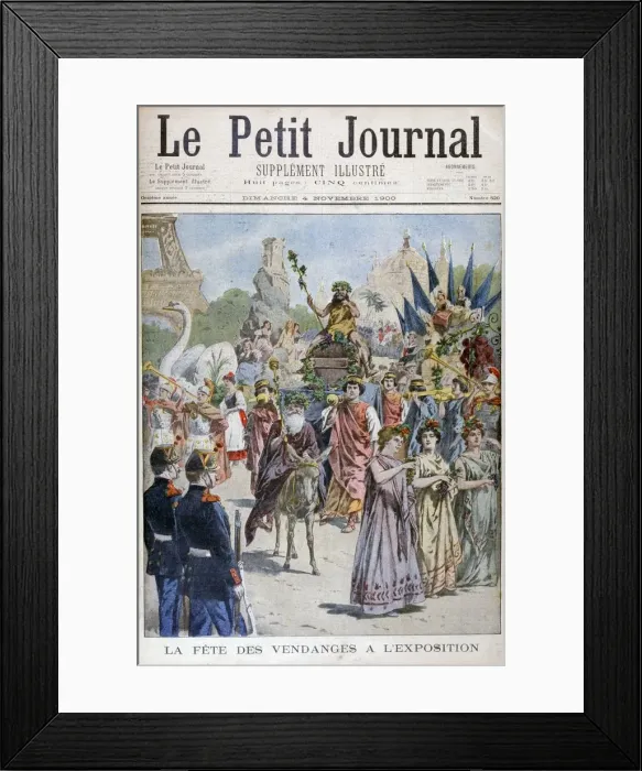 Framed Print : The grape harvest festival, Universal Exhibition of 1900, Paris, 1900 Framed Print : The grape harvest festival, Universal Exhibition of 1900, Paris, 1900