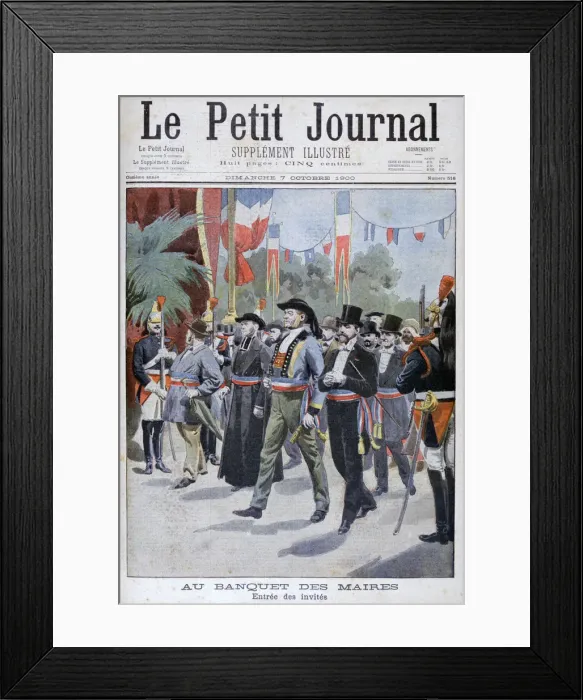 Framed Print : Mayors Banquet, Paris, 1900 Framed Print : Mayors Banquet, Paris, 1900