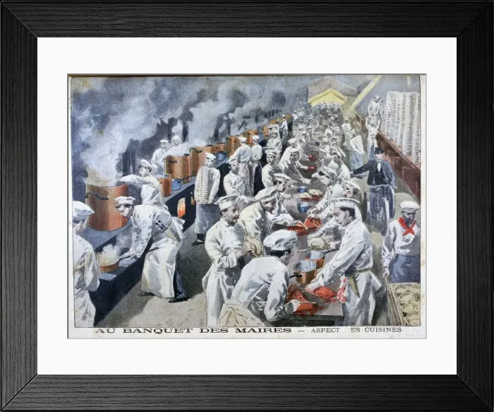 Framed Print : Mayors Banquet, Paris, 1900 Framed Print : Mayors Banquet, Paris, 1900
