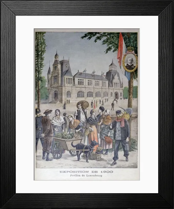 Framed Print : The Luxembourg pavilion at the Universal Exhibition of 1900, Paris, 1900 Framed Print : The Luxembourg pavilion at the Universal Exhibition of 1900, Paris, 1900