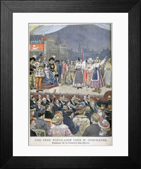 Framed Print : Festivity popular with Paul Deschanel, President of France, 1900. Artist: Oswaldo Tofani Framed Print : Festivity popular with Paul Deschanel, President of France, 1900. Artist: Oswaldo Tofani