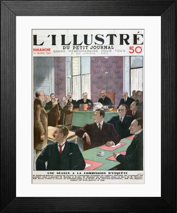 Framed Print : A meeting of the board of enquiry, 1934 Framed Print : A meeting of the board of enquiry, 1934