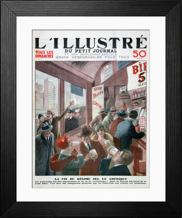 Framed Print : The end of prohibition in America Framed Print : The end of prohibition in America