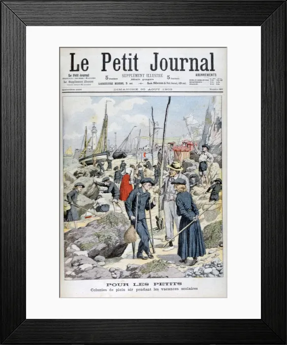 Framed Print : Childrens Holiday Camp during School Holidays, 1903 Framed Print : Childrens Holiday Camp during School Holidays, 1903