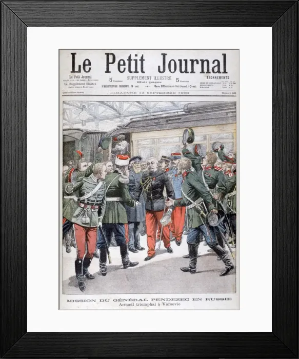 Framed Print : General Pendezecs diplomatic mission to Russia, 1903 Framed Print : General Pendezecs diplomatic mission to Russia, 1903