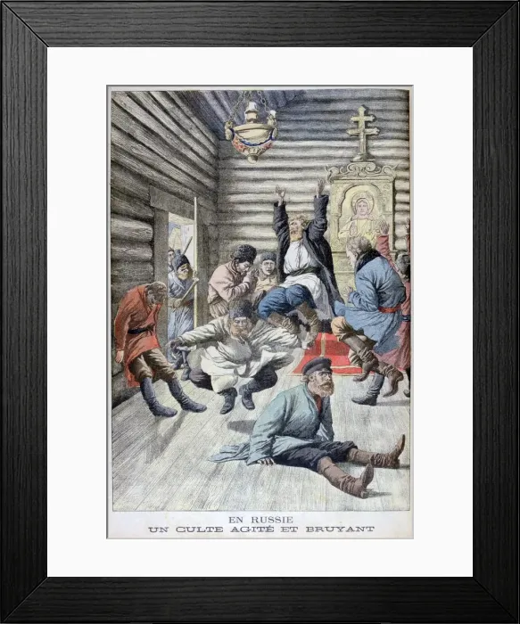 Framed Print : Worship in Russia, 1903 Framed Print : Worship in Russia, 1903