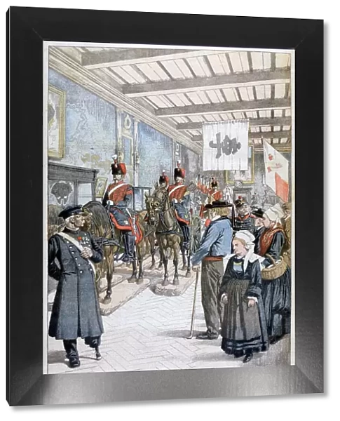 A visit to the Army Museum by the war veterans, 1903