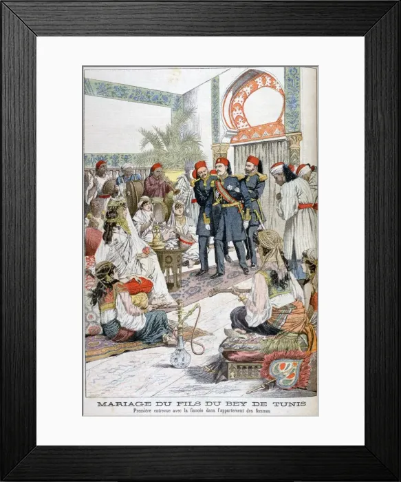 Framed Print : Marriage of the son of the Bey of Tunis, 1903 Framed Print : Marriage of the son of the Bey of Tunis, 1903
