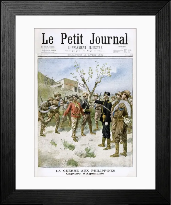 Framed Print : War in the Philippines, Capture d Aguinaldo, 1901 Framed Print : War in the Philippines, Capture d Aguinaldo, 1901