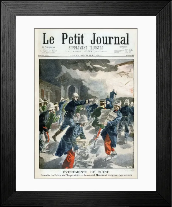 Framed Print : Events in China, incident at the Imperial Palace, 1901 Framed Print : Events in China, incident at the Imperial Palace, 1901