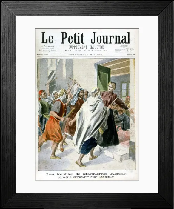 Framed Print : In Algeria, Margaret in trouble, 1901 Framed Print : In Algeria, Margaret in trouble, 1901
