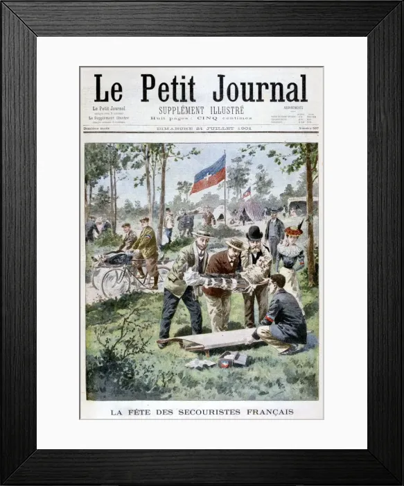 Framed Print : The fete for the First-Aid workers, 1901 Framed Print : The fete for the First-Aid workers, 1901