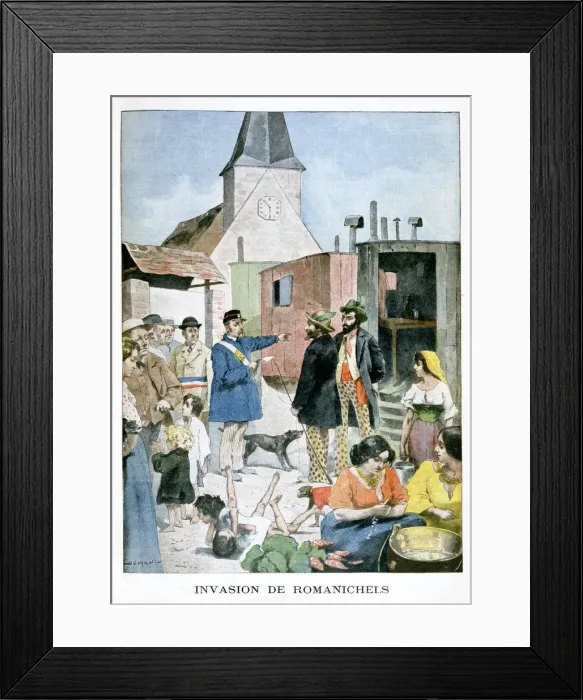 Framed Print : Invasion by Romanise, 1901 Framed Print : Invasion by Romanise, 1901