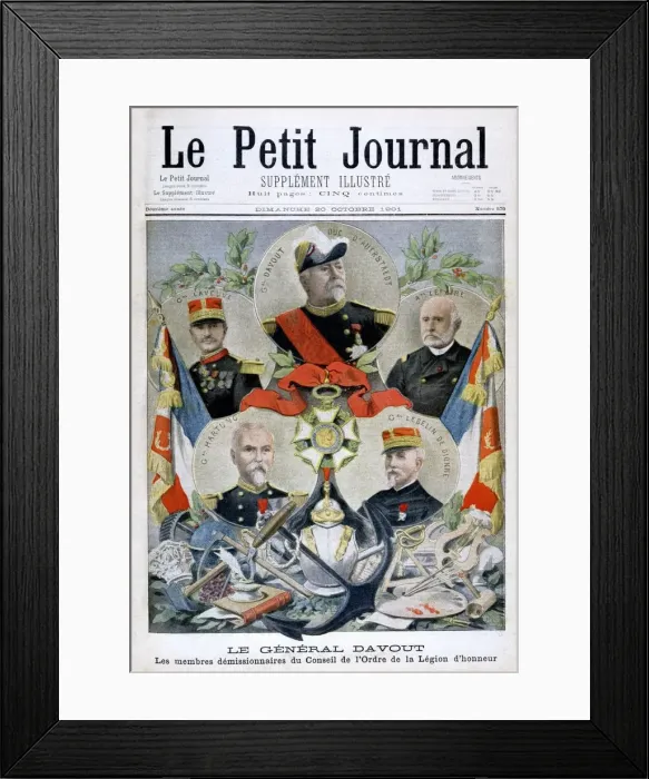 Framed Print : General Davout and members of the Council of the Legion d Honneur, 1901 Framed Print : General Davout and members of the Council of the Legion d Honneur, 1901