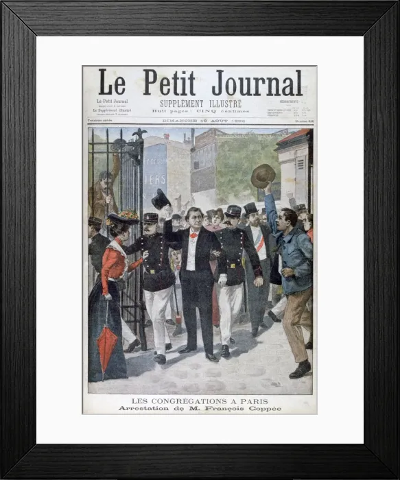 Framed Print : The arrest of Francois Coppee, 1902 Framed Print : The arrest of Francois Coppee, 1902