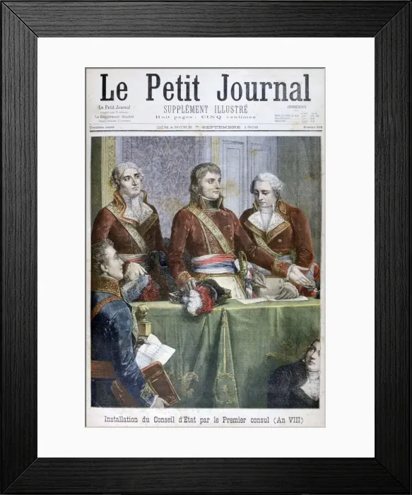 Framed Print : The Installation of the Council of State by the First Consul Napoleon, 1799 (1902) Framed Print : The Installation of the Council of State by the First Consul Napoleon, 1799 (1902)