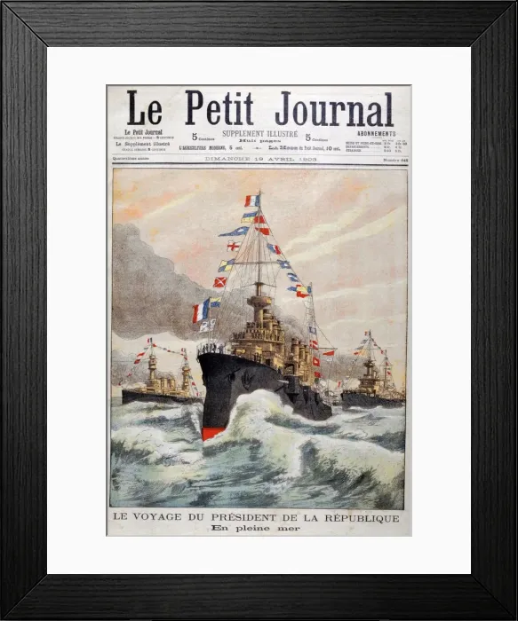 Framed Print : The President of the Republic of France on his way to Algeria, 1902 Framed Print : The President of the Republic of France on his way to Algeria, 1902