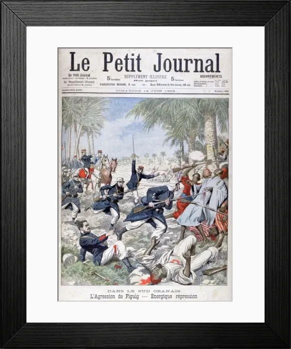 Framed Print : The forceful repression of Figuig, south-eastern Morocco, 1903 Framed Print : The forceful repression of Figuig, south-eastern Morocco, 1903