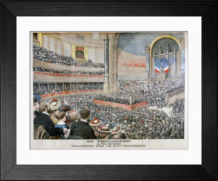 Framed Print : Festival of State Schools organised by the Government at the Trocadero in Paris, 1904 Framed Print : Festival of State Schools organised by the Government at the Trocadero in Paris, 1904