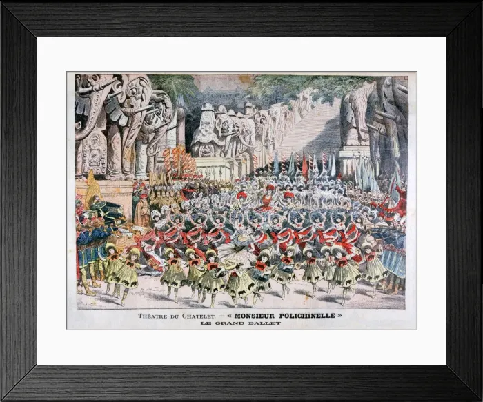 Framed Print : The Grand Ballet, Theatre du Chatelet, Paris, 1904 Framed Print : The Grand Ballet, Theatre du Chatelet, Paris, 1904
