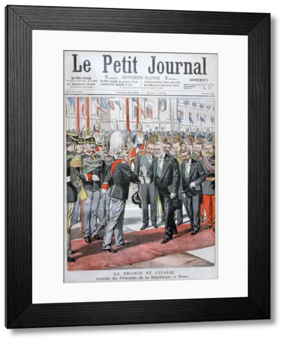 Framed Print : The President of the Republic of France in Rome, 1904 Framed Print : The President of the Republic of France in Rome, 1904